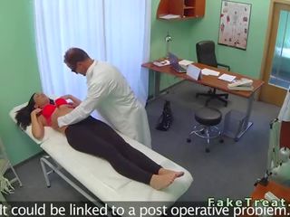 Fascinating tattooed patient fucking her medical practitioner in fake hospital