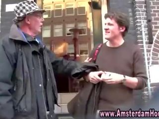 Brudny holenderskie streetwalker wbity
