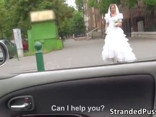 Lustful bride Amirah gets banged by dude