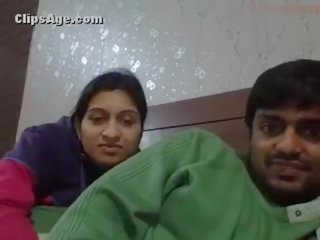 Young attractive newly wed desi saperangan fabulous strip action